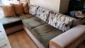 ъглов диван с функция сън , снимка 1 - Дивани и мека мебел - 45681762