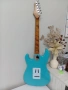 Ел. китара Partscaster Samick '90/Kramer focus vt 211 s seafoam Green , снимка 13