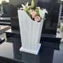 Мраморна ваза за гроб или градина, снимка 1