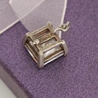 Сребърна висулка с камък ЖС32, снимка 4 - Колиета, медальони, синджири - 45005650