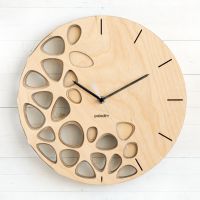 Стенен Часовник "KLETKA" с възможност за гравиране, Подарък за Нов Дом, снимка 1 - Стенни часовници - 45879054