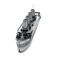 Титаник 3D модел метален пъзел Направи си сам, снимка 3 - Игри и пъзели - 45007741