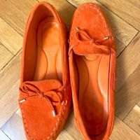 Дамски мокасини в оранжев цвят, снимка 3 - Дамски ежедневни обувки - 45383979