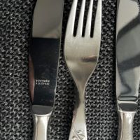 Немски посребрени прибори марка A&H Solingen, снимка 8 - Прибори за хранене, готвене и сервиране - 45856402