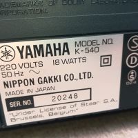 YAMAHA K-540 DECK-MADE IN JAPAN ВНОС SWISS 2204241848, снимка 6 - Декове - 45405155