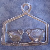 Винтидж стъклени декорации за окачване, снимка 1 - Антикварни и старинни предмети - 45092413
