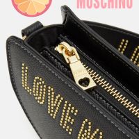 LOVE MOSCHINO 🍊 Дамска кожена чанта "BLACK & GOLD" нова с етикети, снимка 6 - Чанти - 45494551