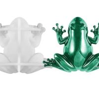 3D Голяма жаба силиконов молд форма смола фондан гипс шоколад сапун декор, снимка 1 - Форми - 45641466