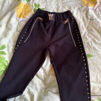 Черен панталон Alexander wang, снимка 1 - Панталони - 45593123