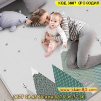 Детско килимче за пълзене и игра против плъзгане от термо пяна - КОД 3887 КРОКОДИЛ, снимка 14 - Други - 45454991
