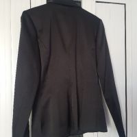 Черно дамско сако със скрито закопчаване, снимка 3 - Сака - 45146436
