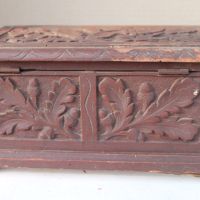 Примитивна дървена кутия за скъпоценности, снимка 8 - Други ценни предмети - 45404336