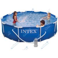 Басейн INTEX Ф305X76CM  + подаръци, снимка 8 - Басейни и аксесоари - 45715382