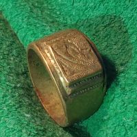 Пръстен стар бронзов 2851, снимка 8 - Антикварни и старинни предмети - 33544661