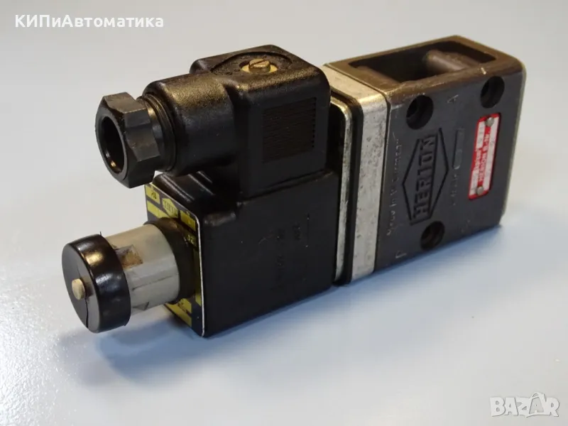 пневматичен разпределител HERION 80202-04 Solenoid Valve 48VAC/24VDC, снимка 1