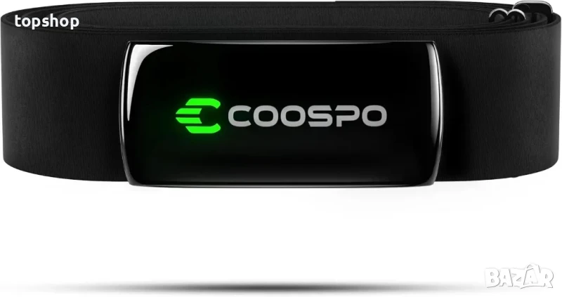 НОВ, ТЕСТВАН COOSPO пулсомер за гърди с акумулаторна батерия  H9Z, HRM Bluetooth 5.0 ANT+, снимка 1