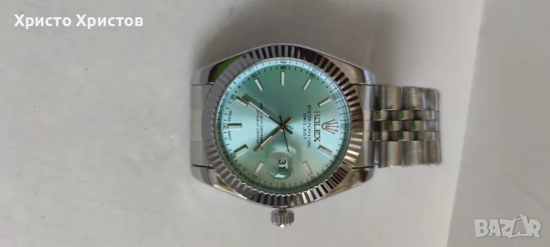 Дамски луксозен часовник Rolex Oyster Perpetual Datejust green 💚, снимка 1