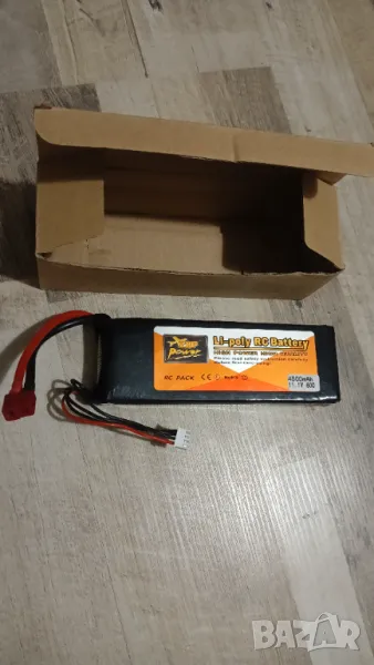 lipo bateriq батерия li-poly 3s 4500mAh 11.1v 60c рц rc car truck, снимка 1