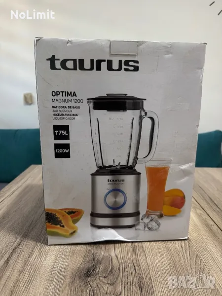 Продавам мощен блендер Taurus Optima Magnum 1200W с нарушена опаковка, снимка 1