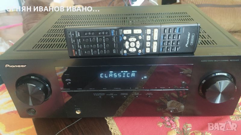 Pioneer VSX-521-К-bluetooth-audio/video-multi-channel+дистанционно


, снимка 1