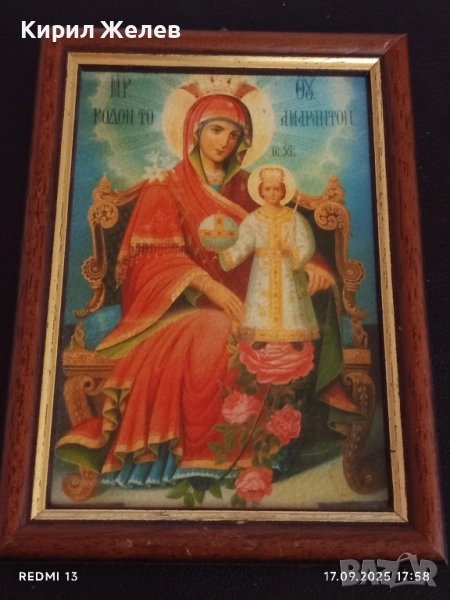 Икона Света Богородица НЕУВЯХВАЩ ЦВЯТ 50509, снимка 1