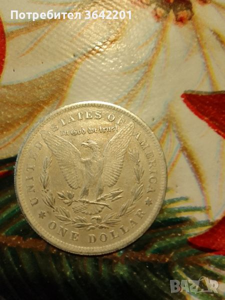 сребърен долар от 1881, снимка 1