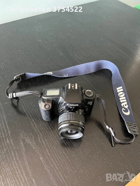 Canon EOS 1000F N 35mm SLR Film Camera W/ Canon 35-80mm Lens & Case Фотоапарат, снимка 1