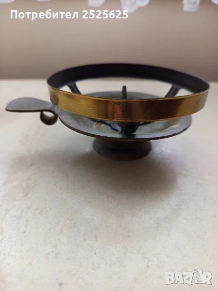 Настолен месингов свещник, снимка 1