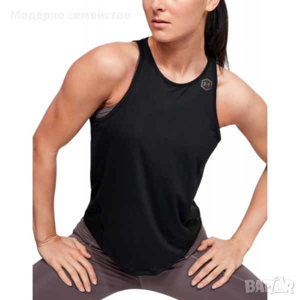 Дамски спортен потник under armour rush tanktop black, снимка 1