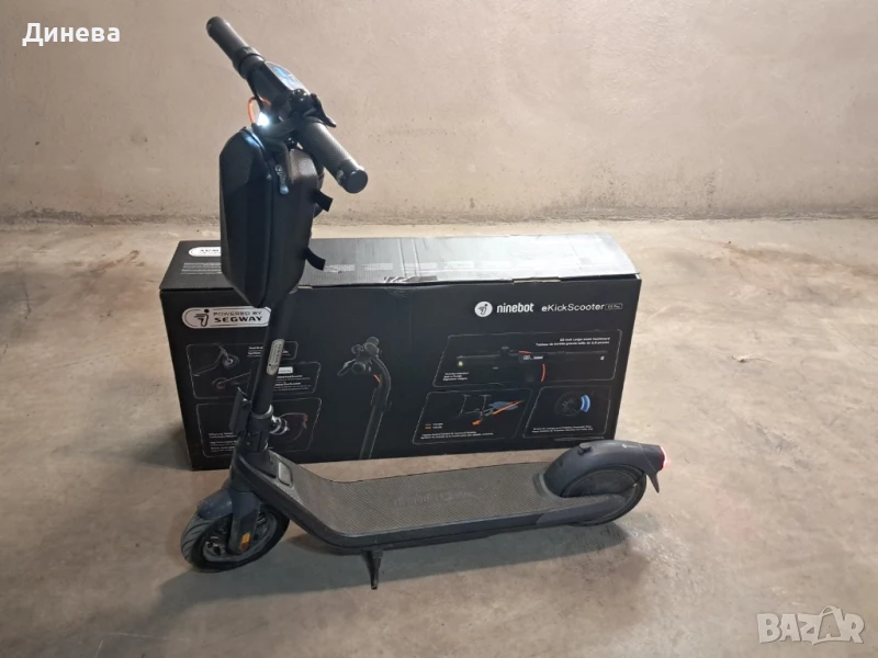Електрическа тротинетка Segway-Ninebot Е2 Pro, 350W, до 40 км, Черна, снимка 1
