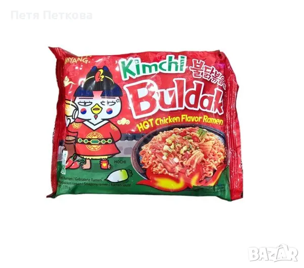 Buldak Kimchi Samyang нудли (пакет) - 135гр., снимка 1