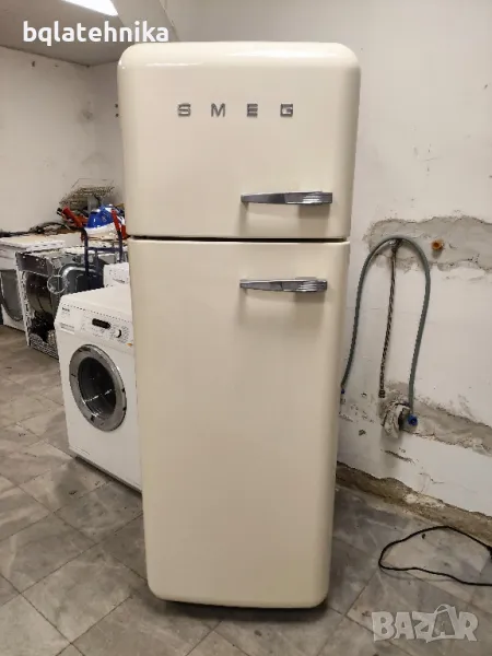   smeg FAB30BPS7 ретро дизайн хладилник, снимка 1