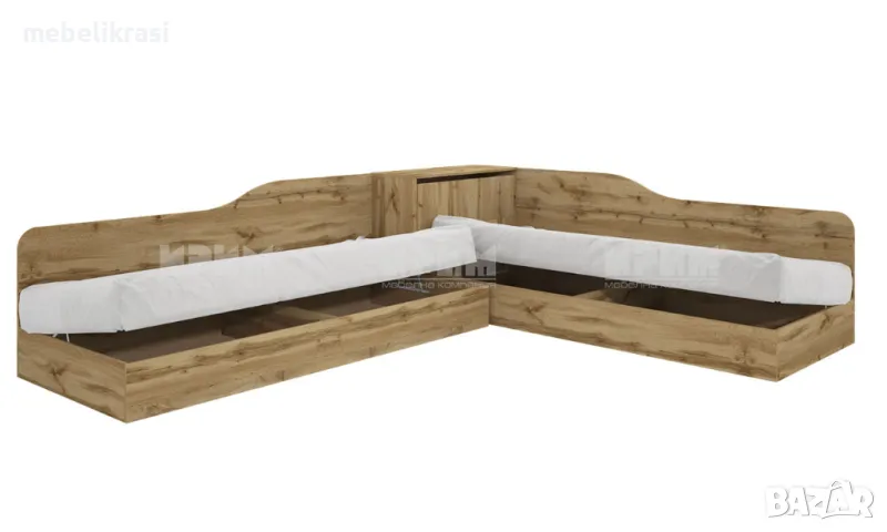 Ъглови легла  с ракла-Сити 2001.В  няколко цвята!Налични., снимка 1