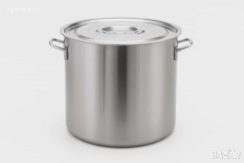 Казан с капак от неръждаема стомана, снимка 1