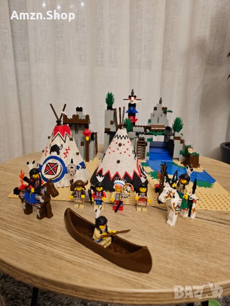Lego 6766 Rapid River Village Уестърн Индианци, снимка 1