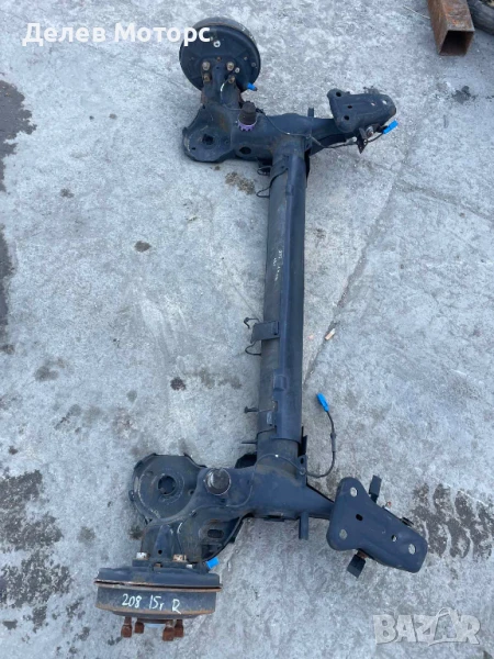 Заден мост за Peugeot 208 1.4 HDi, 68 hp, 2015 г., Пежо 208 1.4 ХДИ, 68 к.с., 2015 г., снимка 1