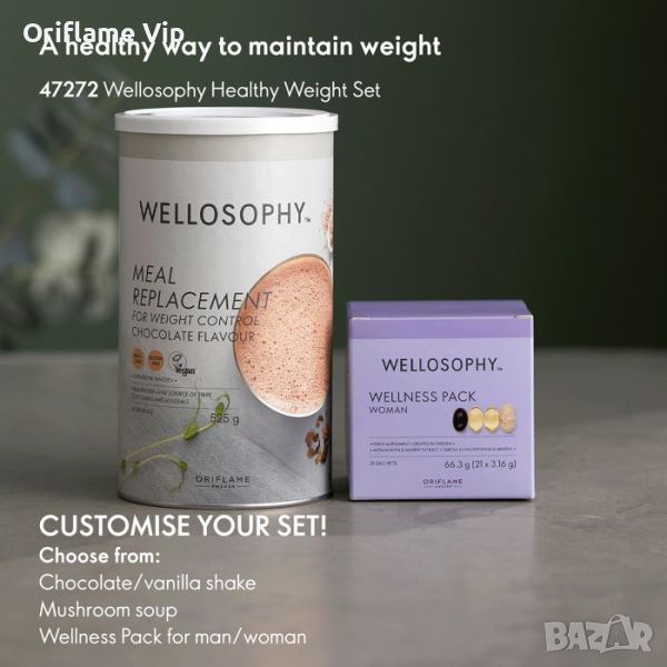 Комплект "Здравословно тегло" Wellosophy, снимка 1