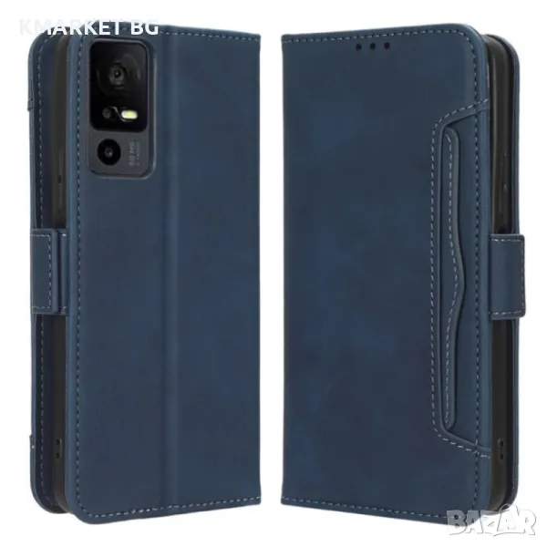 TCL 40 NxtPaper 5G Magnetic Wallet Калъф и Протектор, снимка 1