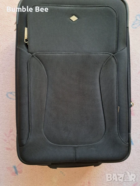 Kуфар Почти Запазен Колелца Пътнически Ръчен Багаж 57/38/23 Черен, снимка 1