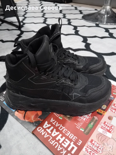 Боти PUMA X-RAY SPEED MID WTR BLACK, снимка 1