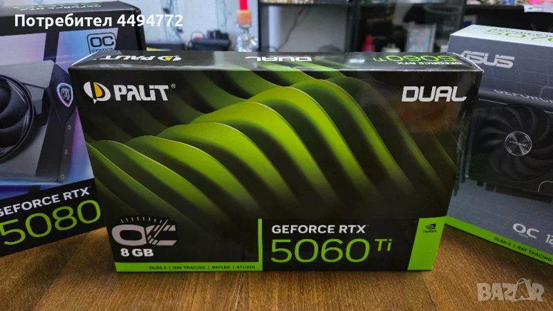 Palit RTX 5060TI DUAL 8GB Видео Карта, снимка 1