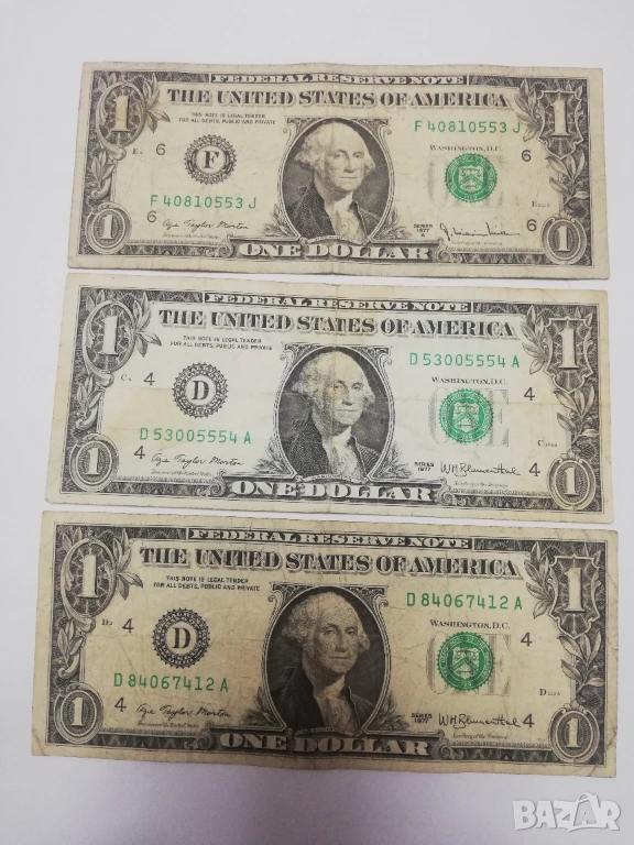 1 долар /сащ/ от 1977 г., снимка 1