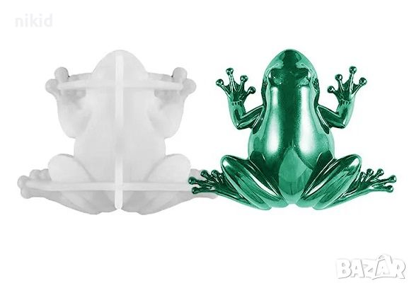 3D Голяма жаба силиконов молд форма смола фондан гипс шоколад сапун декор, снимка 1