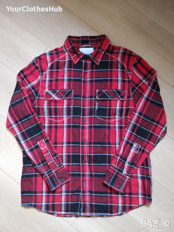 Columbia L size Мъжка риза с дълъг ръкав, снимка 1