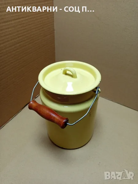 Соц Стара Емайлирана Съдинка Съд., снимка 1