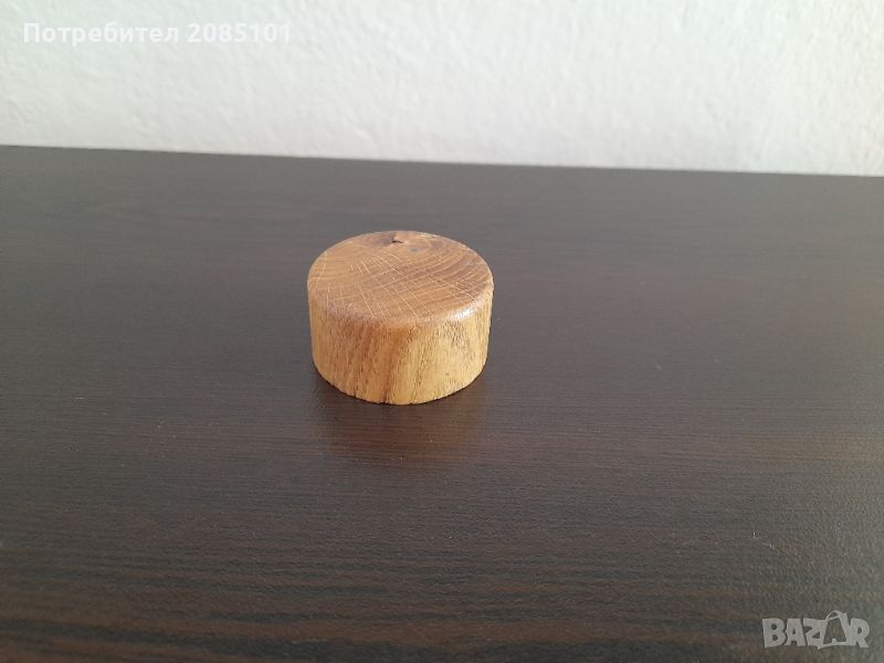 Дървена капачка за бутилка, снимка 1