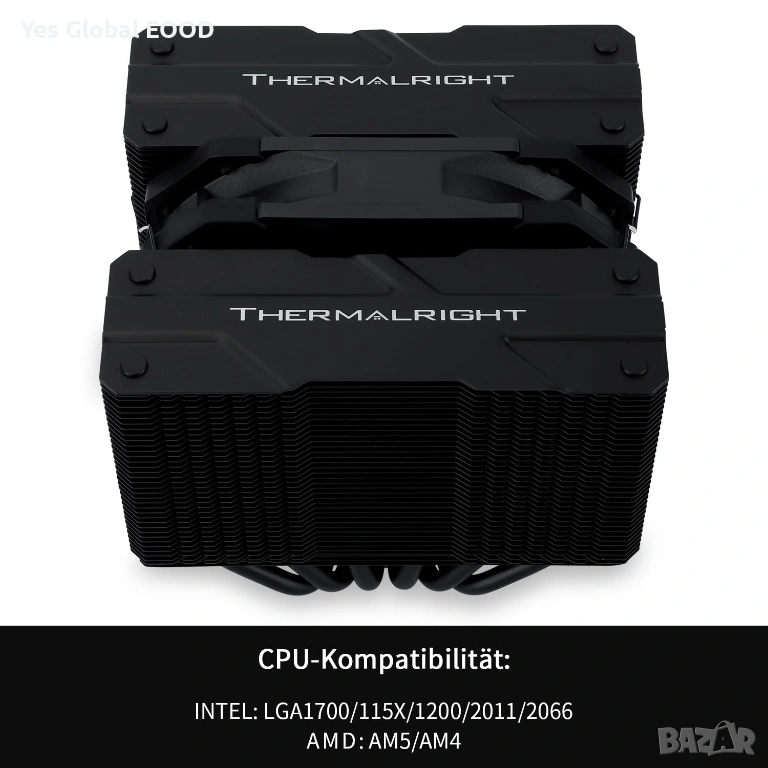 Thermalright Peerless Assassin 120 MINI Black CPU охладител  Описание:  Thermalright Peerless Assass, снимка 1