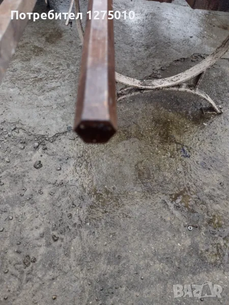 Метален прът шестостен ., снимка 1