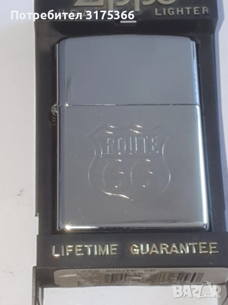 Нова оригинална запалка Зипо Zippo ROUTE 66, снимка 1