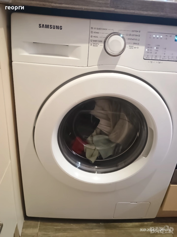 Продавам работеща пералня Samsung, снимка 1
